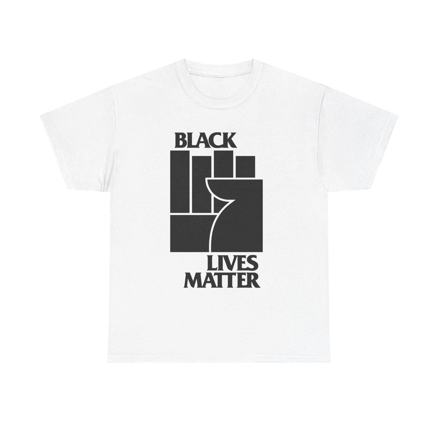 Black (Flag) Lives Matter - Unisex Heavy Cotton Tee